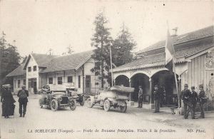 06 Col de la Schlucht poste de Douane française posted 1917